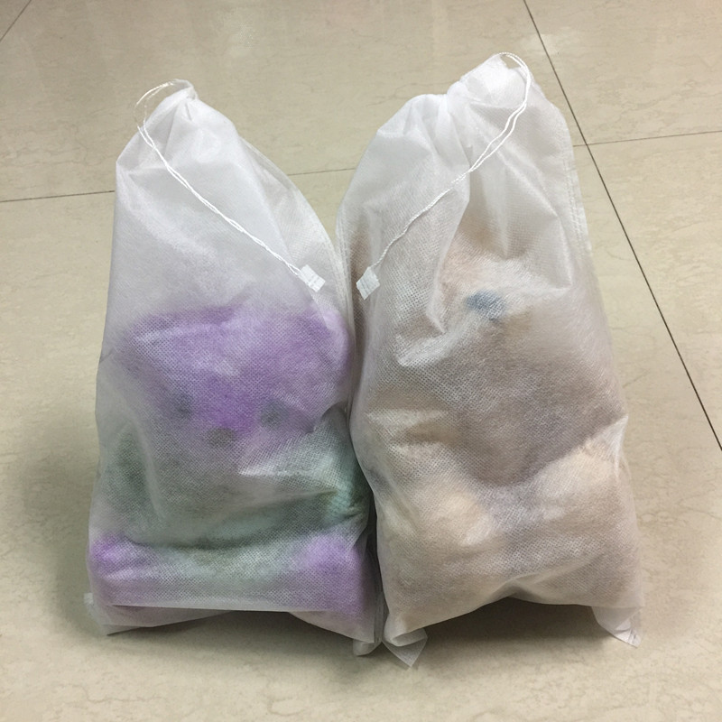 Non-woven toy bag toy pull rope bag plush non-woven fabric pull rope beam beam pocket shoe collection bag