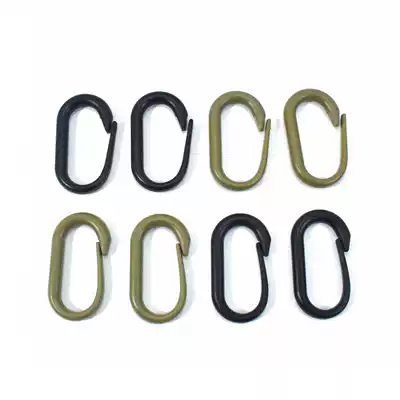 Plastic steel oval hook hook fast hanging mountaineering buckle hook hook hook buckle DIY accessories backpack accessories