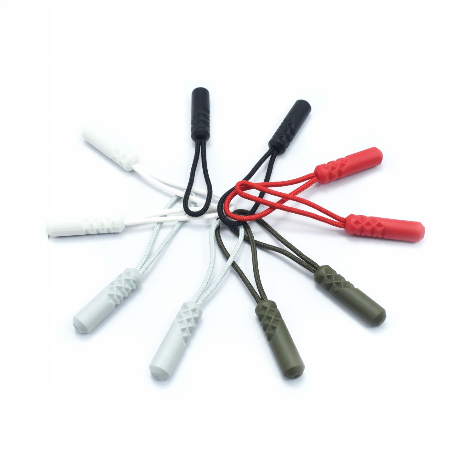 TPU stick type injection molding zipper zipper head PVC luggage anti-theft zipper head accessories accessories DIY