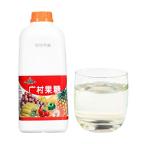 Milk tea shop special fructose 2 5kg flavored syrup drink milk tea raw material Guangcun fructose 1 9L commercial fructose