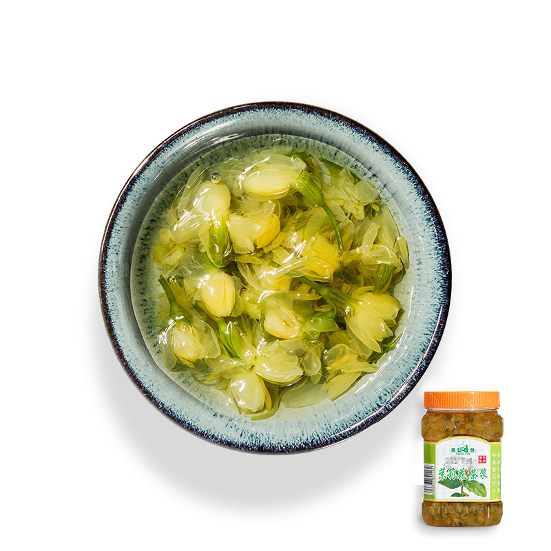 Hiromura honey jasmine tea sauce 1kg scented tea berry sauce milk tea shop raw material jasmine thick syrup brewing commercial