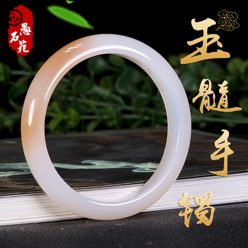 Xinjiang and Tian Yu bracelet Manauyu bracelet female natural Gobi bracelet Yu corn ice bracelet