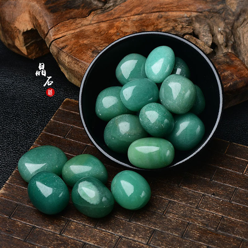 天然アベンチュリン原石装飾、グリーンアベンチュリン鉱物、水槽用ベース、植木鉢装飾、子供用遊具