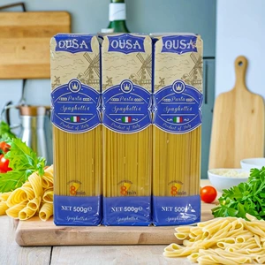 Итальянские оригинальные импортные спагетти Osa 4# Итальянская прямая лапша домашние макароны быстрого приготовления для детского завтрака 500г