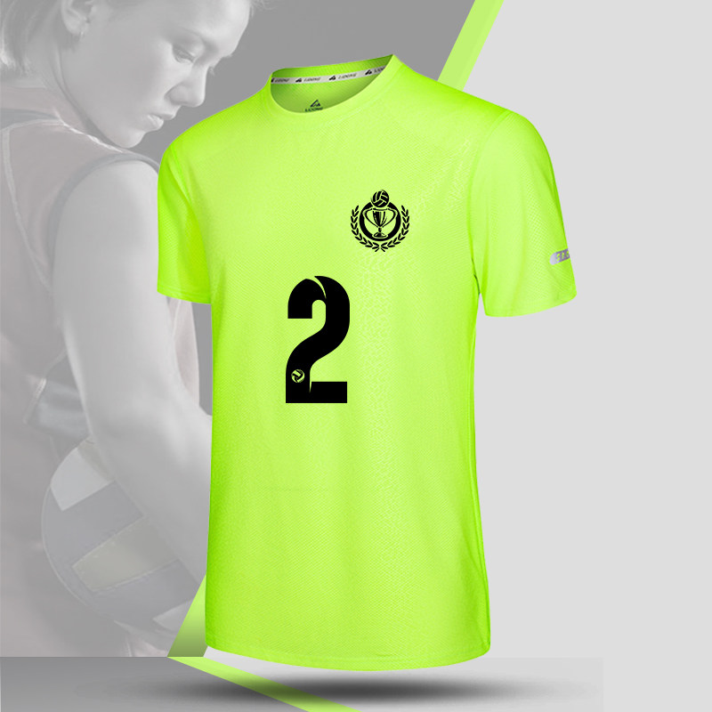 2021 new volleyball suit blouses for customised competition Sport T-shirt training air volleyball clothes for men and women-Taobao