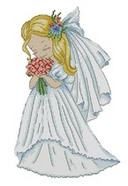 Luoluo 9943 wedding bride Anna cross-stitch diagram redraw XSD source file DIY