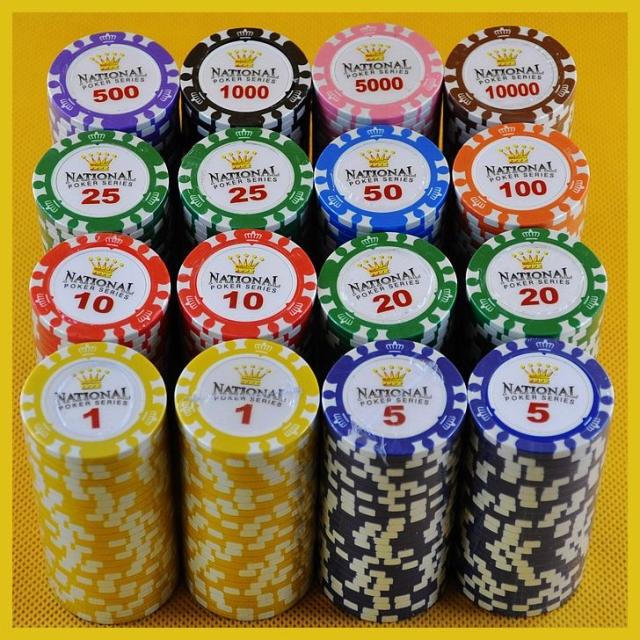 6006 14 grams of clay chips Texas Hold'em Baccarat chips