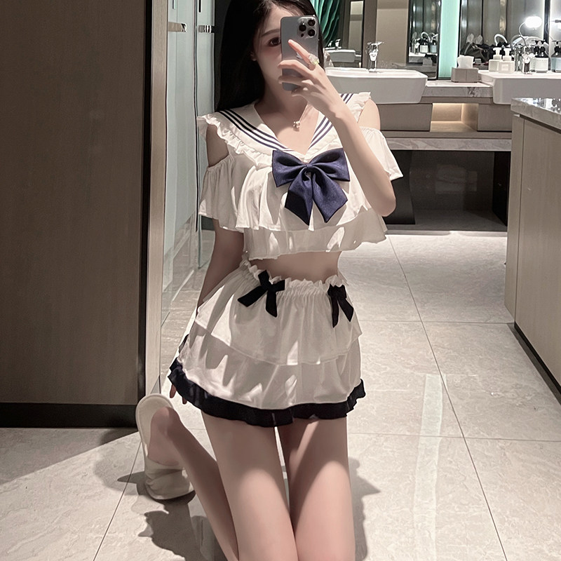 Emotional student wear JK uniform suit pure desire sexy college Fengshui hand suit nightclub anchor cross-dressing cosplay