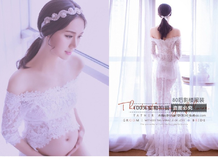 Phiên bản tiếng Hàn mới của studio áo bà bầu 2018 cho bà bầu ảnh quần áo thời trang bà bầu ảnh mẹ chụp ảnh quần áo yếm cho bà bầu