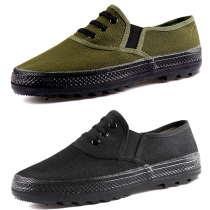 Casual shoes mens non-slip soft bottom womens elastic mouth lazy lazy people a pedal tide deodorant work liberation shoes cloth shoes