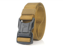 Aluminum alloy safety buckle belt outdoor tactical belt military fan belt belt military training Belt