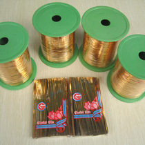 Gold and silver tie line garden tie candy tie line bread bag mouth tie 12CM wire gift packaging tie