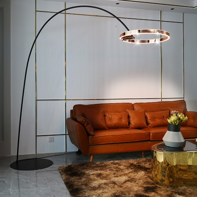 Modern personality restaurant living room hotel lobby floor lamp designer sales office model room fishing floor lamp