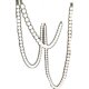 Clothing Store Pearl Necklace Chandelier Designer Style Bar Counter Cafe Exhibition Hall Model Room Window French Living Room Lamp