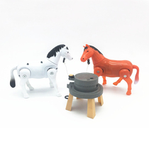 Childrens toys around the pile walking horse electric circle column horse New stall hot sale pull grinding horse