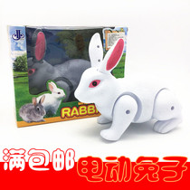 333-30 electric simulation rabbit children over 3 years old electric toys White rabbit factory direct electric toys