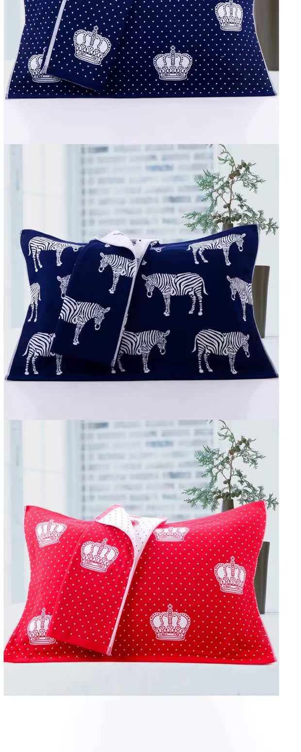 Khăn gối nhỏ 瑕疵 gối bông gạc gối cotton bốn mùa dành cho người lớn khăn bông gối