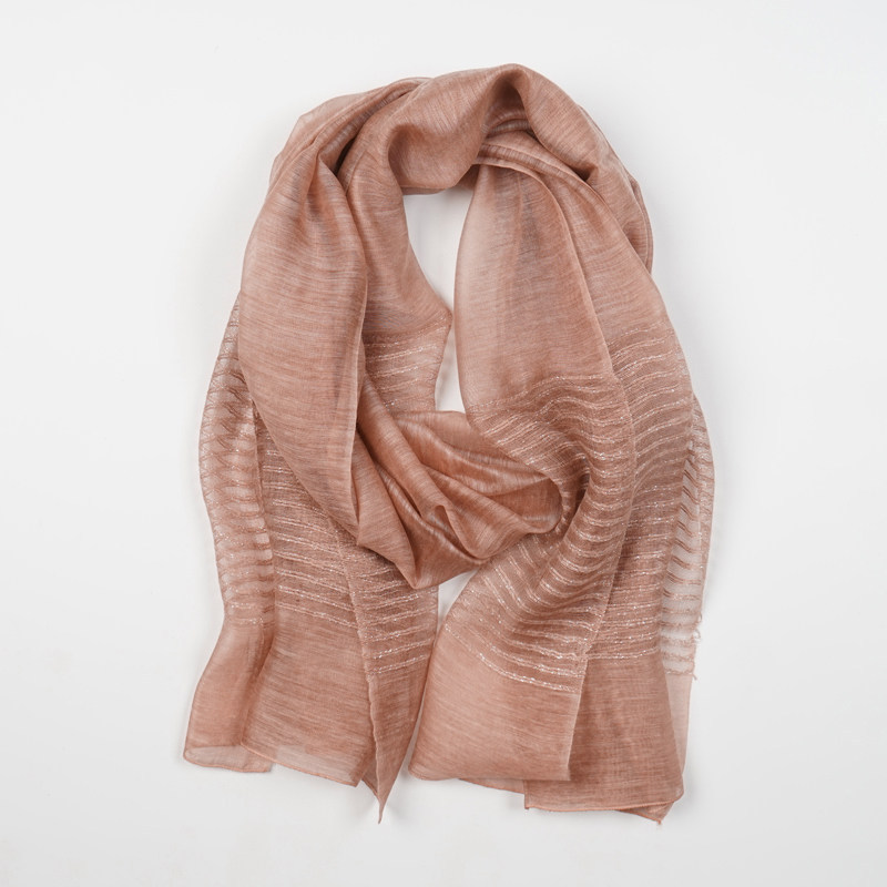 Clearance Sale: Silver Thread Silk Wool Mulberry Silk Scarf Shawl for Women, Long Style, Thin, Solid Color, Suitable for Spring, Autumn, and Winter, for Middle-Aged Mothers Clearance Sale: Silver Thread Silk Wool Mulberry Silk Scarf Shawl for Women, Long Style, Thin, Solid Color, Suitable for Spring, Autumn, and Winter, for Middle-Aged Mothers