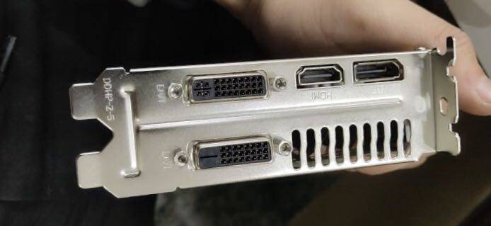 Graphics card colorful 1050 file strip graphics card bezel iron strip DDHP-2-5