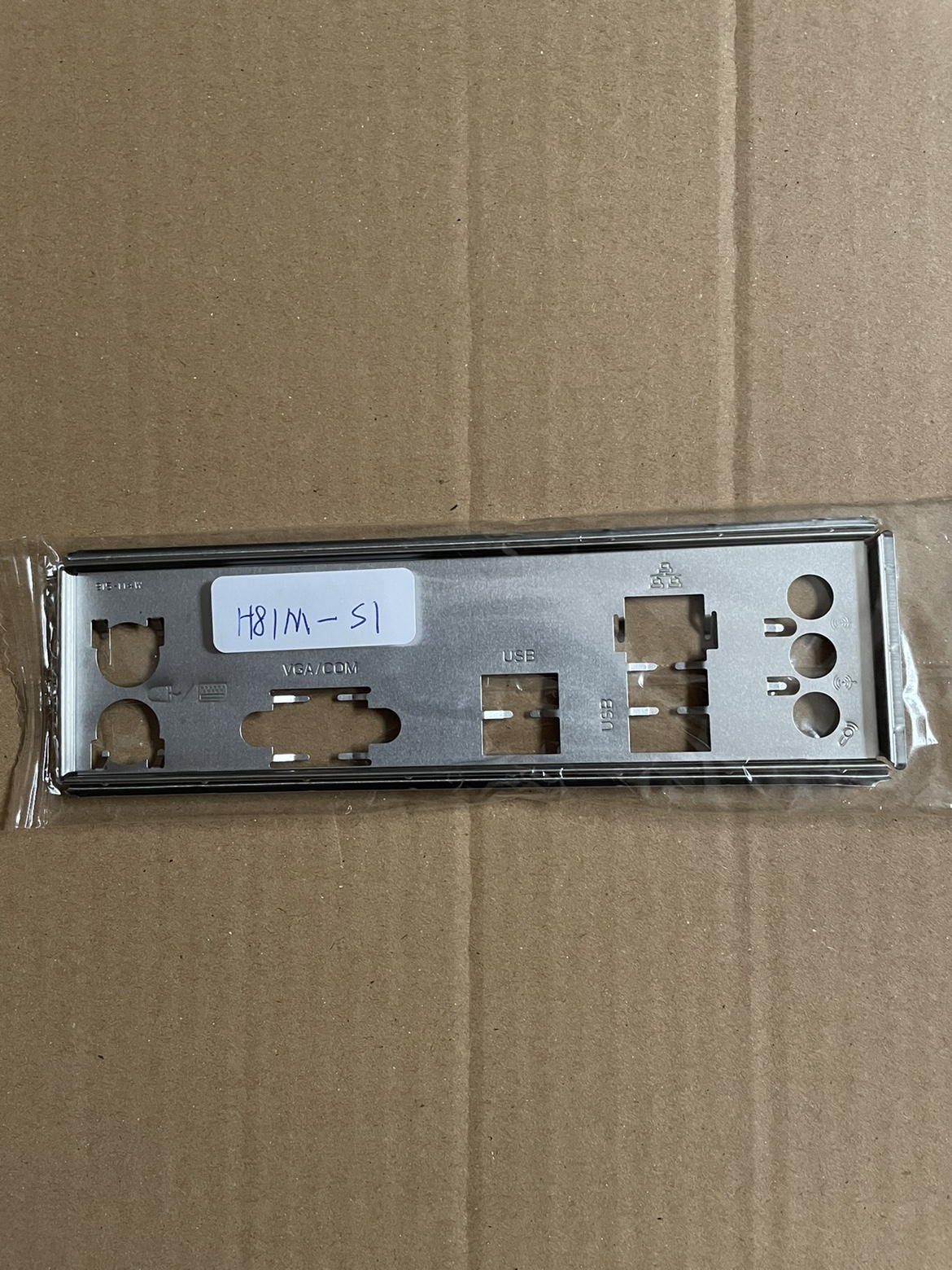 New original Jijia H81M-s1 motherboard baffle plate independent packaging is not simply abrasive