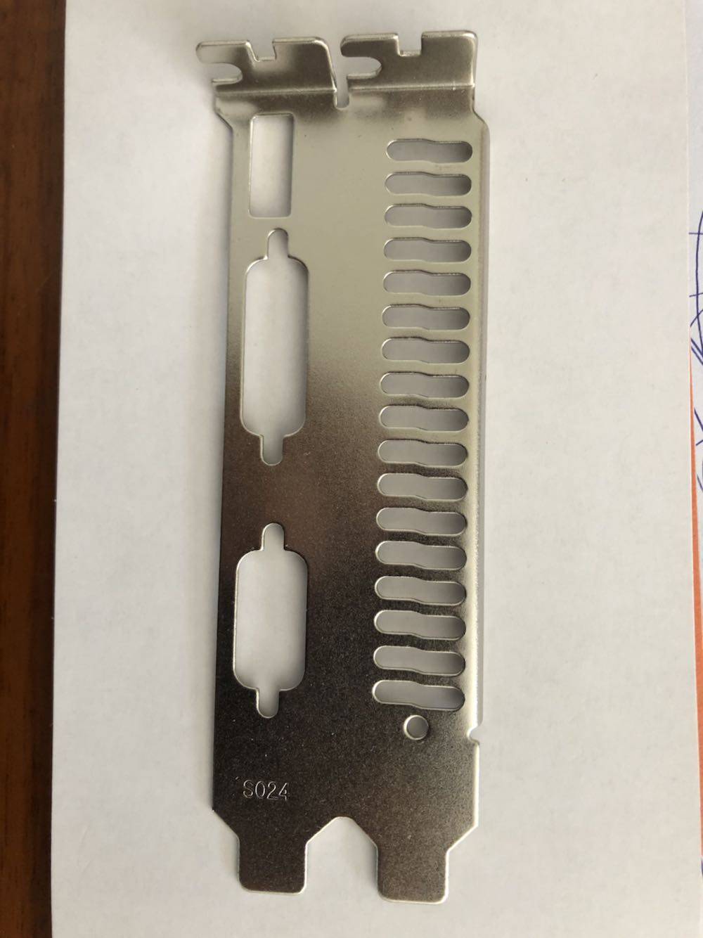 Inscription Xuan 750 gear strip graphics card iron sheet bezel S024