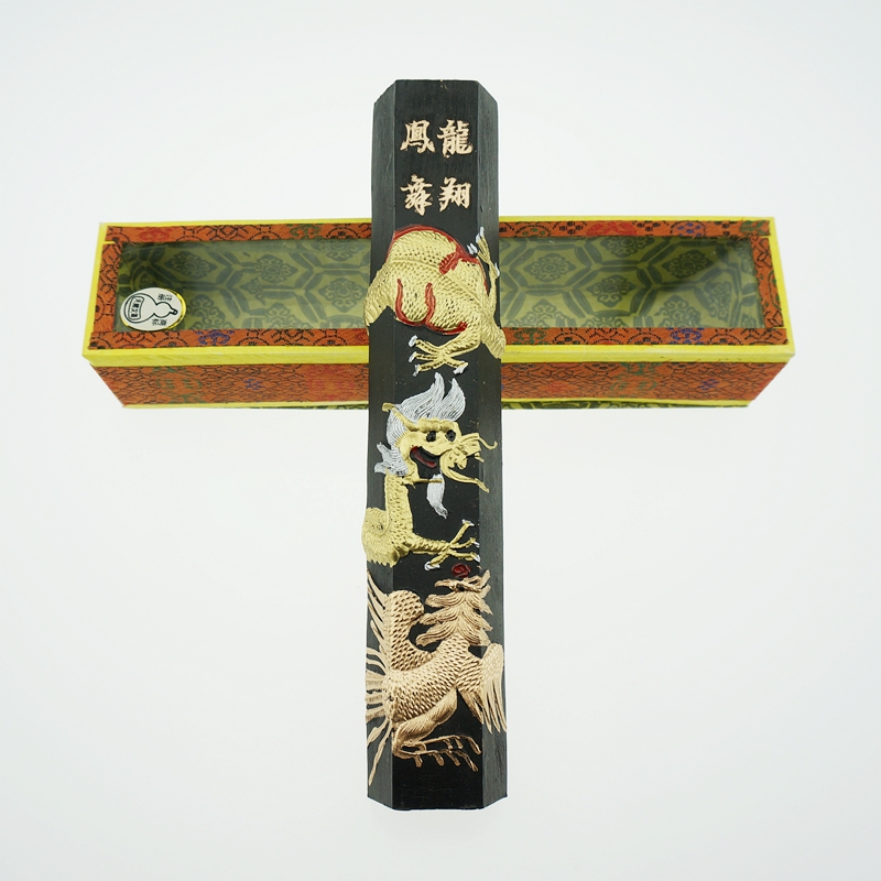 Old Hu Kaiwen Hui ink Ink ink stick ink ingots collection gifts Mosong smoke ink painting Ink Dragon Xiang Feng Dance 8 Two