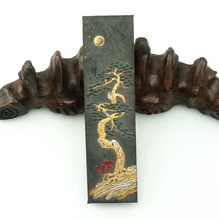 85-year-old Hu Kaiwen Huimo Laosong smoke ink sticks ink sticks ink sticks Chen Mo ancient ink collection Qianqiuguang 2 taels