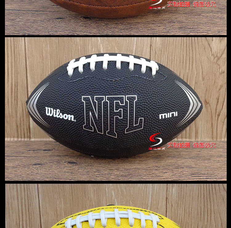 Wilson Wilson đoạt giải bóng đá Mỹ đích thực cho học sinh thiếu nhi 7th 6th 3 5th NFL football găng tay bóng bầu dục