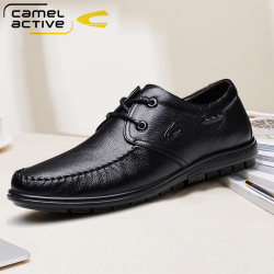 German Camel Dynamic 2023 Men's Shoes Spring Breathable Leather Shoes Men's Leather Soft Soled Casual Shoes Men's Versatile Men's Shoes