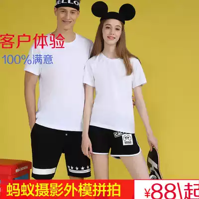 Outer model shooting men's and women's clothing models shooting flat white background shooting e-commerce video online shooting recording