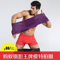 Mens underwear shooting Mens and womens models underwear patchwork couple clothing photo outer model product shooting video production