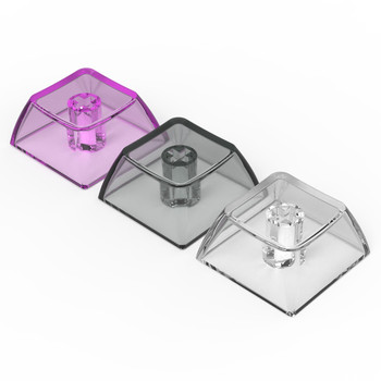 Xda keycap ultra-transparent crystal mechanical keyboard 1u light-transmitting transparent keycap diy combination love upgraded version
