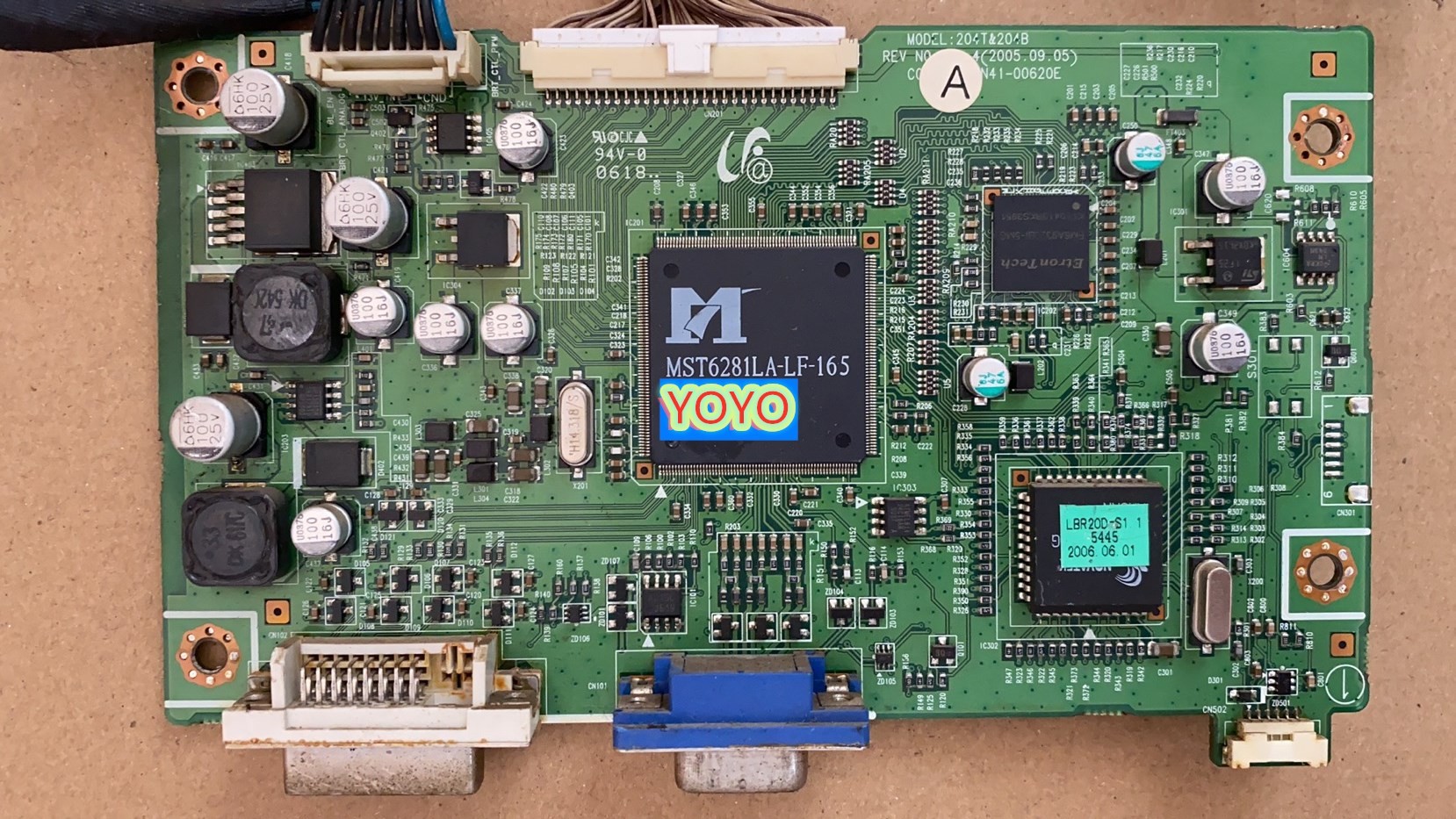 Original Samsung 204T Driver Board BN41-00620D B E Signal Board motherboard