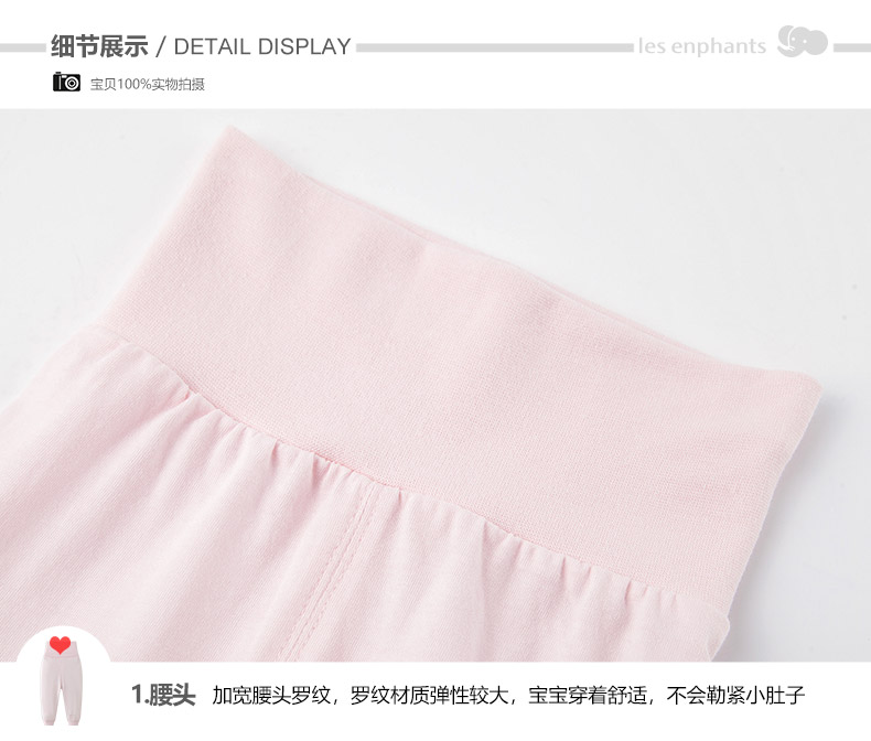 Li Ying phòng quần áo trẻ em nữ đồ lót cotton trẻ em cao eo thiết kế quần bụng 2 mảnh hè 2019 mới - Quần áo lót bộ cotton cho bé