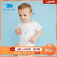 Li Ying Phường sơ sinh cotton jumpsuit nam và nữ bé baby romper tay ngắn romper đoạn ngắn rắm quần mùa hè váy - Áo liền quần bộ đồ liền quần hình thú bé trai