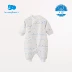 Li Ying phòng quần áo trẻ em nam và nữ bé cotton cotton bộ đồ trẻ em jumpsuit lớp không khí mùa thu và mùa đông quần áo trẻ sơ sinh cao cấp Áo liền quần