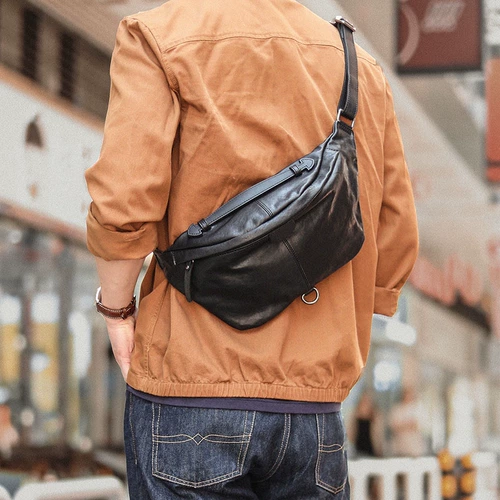 Нагрудная сумка, сумка через плечо, сумка на одно плечо, поясная сумка, универсальный ремешок для сумки, из натуральной кожи