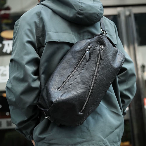 Оригинальная спортивная кожаная спортивная сумка, вместительная и большая сумка на одно плечо, универсальный рюкзак, из натуральной кожи