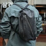 Оригинальная спортивная кожаная спортивная сумка, вместительная и большая сумка на одно плечо, универсальный рюкзак, из натуральной кожи