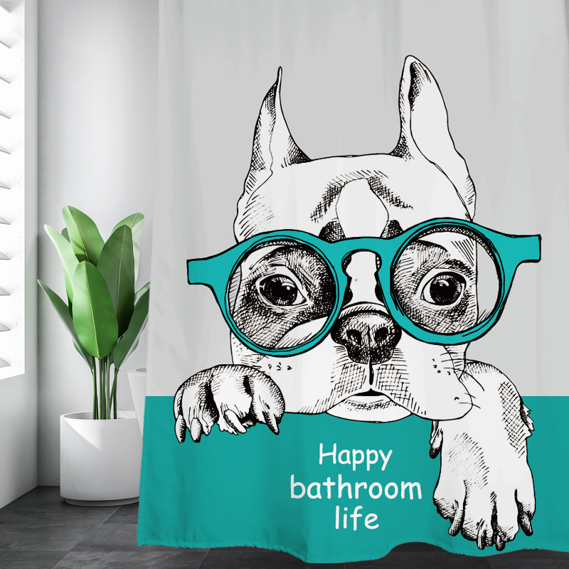 Mildeproof Bath Curtain Cloth Custom Thickened Waterproof Bathroom Curtain Makeup Room Curtain Toilet Door Curtain shade Shading Partition Curtain