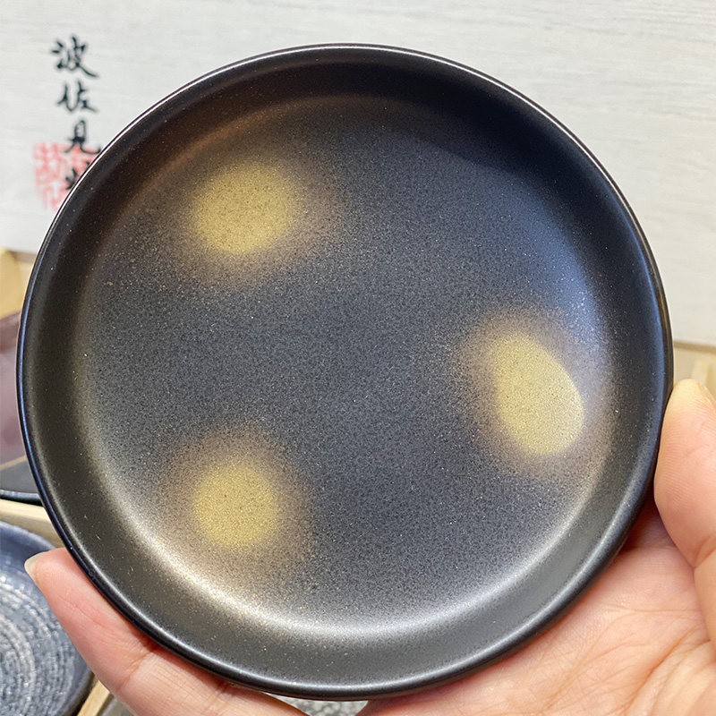 Japan Bozo sees the handmade flavor of the sand frosted circular afternoon, sushi dish sauce dip