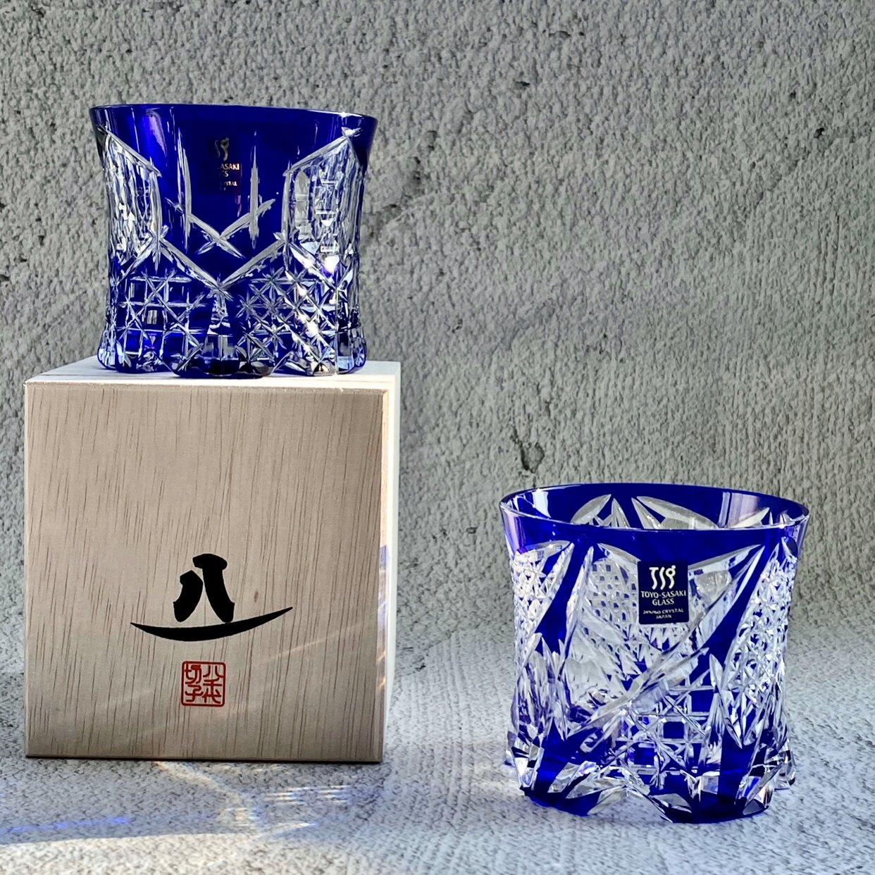 Toyoya Sasamu Japan imports 8,000 generations of cut crystal glass limited handmade whiskey glass