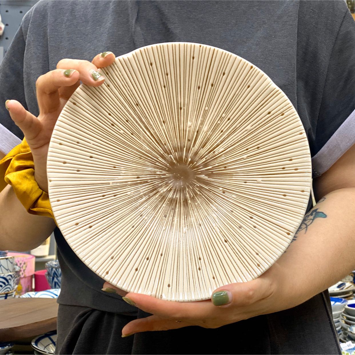 Japan Imported Beauty Thick burns one thousand paragraphs ten Grass Rice Bowls Cutlery Handmade Daily Style Home Dew Italian Noodle Dishes Small Bowl