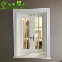Green Rain Sixuan Wood Windows Wood Pair Open Door Window Glass To Open Door Decorated Windows Flat Windows Eurostyle Windows