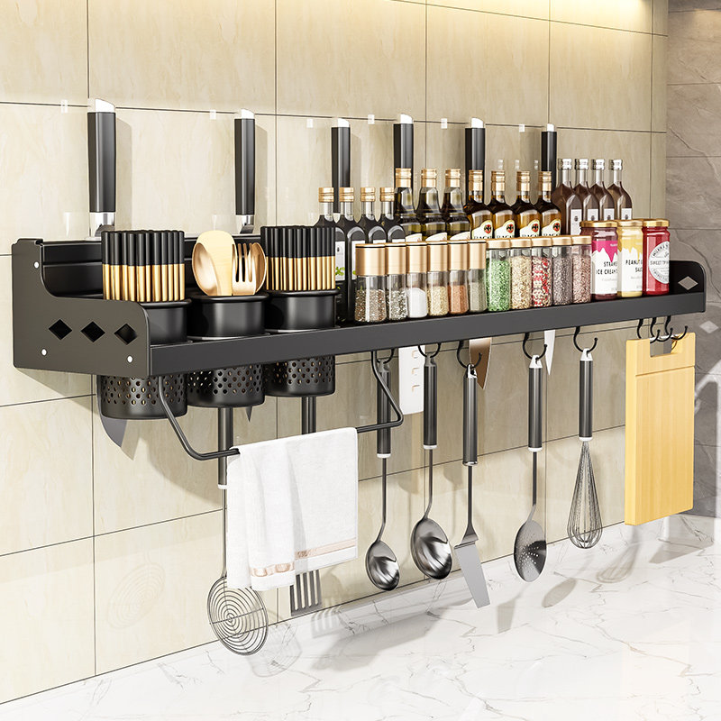 Multifunctional chopstick barrel wall-mounted chopstick cage kitchen household storage rack drain chopstick cage spoon chopstick storage box