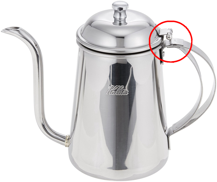 Bình rửa tay kalita nguyên bản của Nhật Bản Nồi cà phê 0,7L bình pha cafe mini