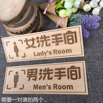 Mens and womens toilets wooden carved toilet signage toilet signage signage wooden listing
