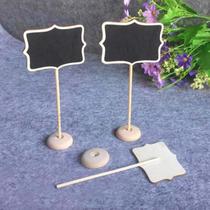  Price card small blackboard cute Korean groceries wooden lace-shaped small blackboard Florist sign indicating special price card
