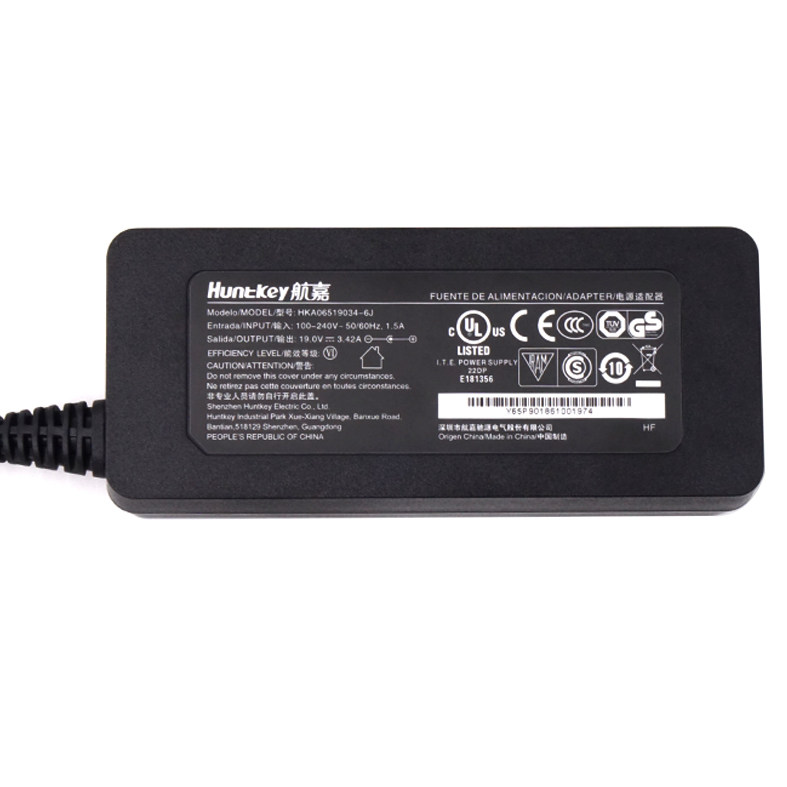 Huntkey Power Adapter Charger Official 3C Certified 19V4.74A 6.3A 7.9A 9.47A Original for Computer Laptop Desktop Monitor Screen Surveillance Camera