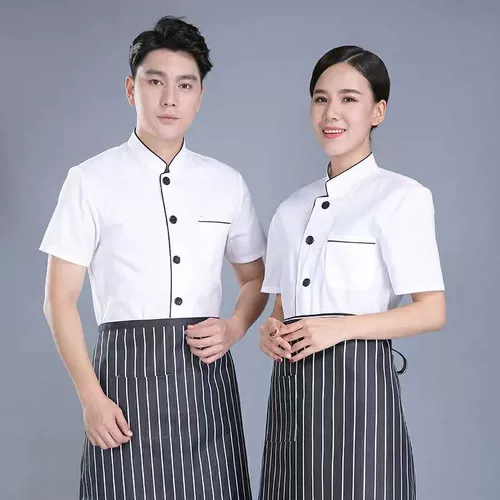Услуга шеф -повара для мужской короткошерстной повара повара ресторан ресторан